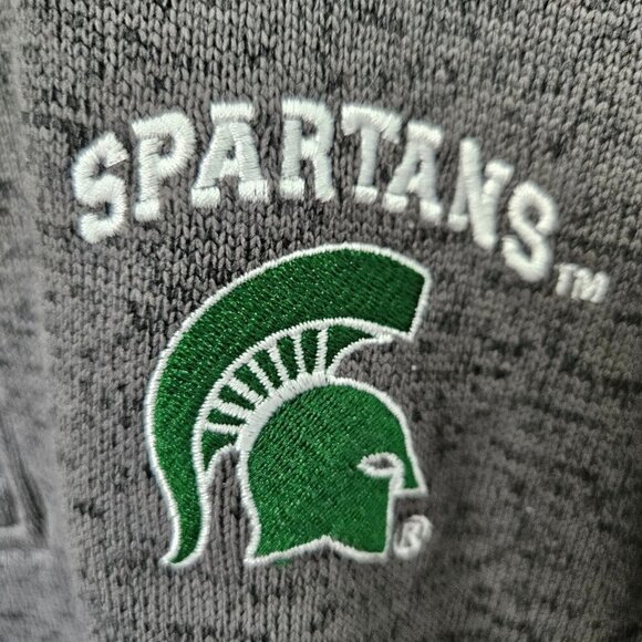 Russell Athletic Men Size XL Michigan State Spartans Gray College Pullover Top - Picture 3 of 16